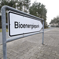 Zufahrt zum Bioenergiepark