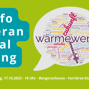 Info-Kachel für die Infoveranstaltung Wärmewende