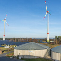 Biogasanlage im Bioenergiepark