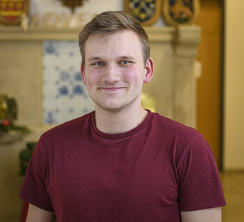 Praktikant Leon Grabandt