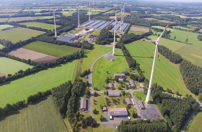 Bioenergiepark Luftbild